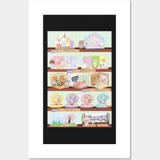 Dollhouse Store Doll Shop Posters and Art